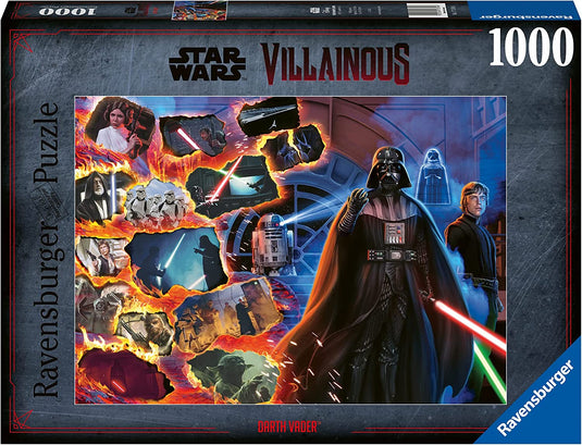 Star Wars: Villainous Darth Vader 1000 Piece Jigsaw Puzzle by Ravensburger - 2