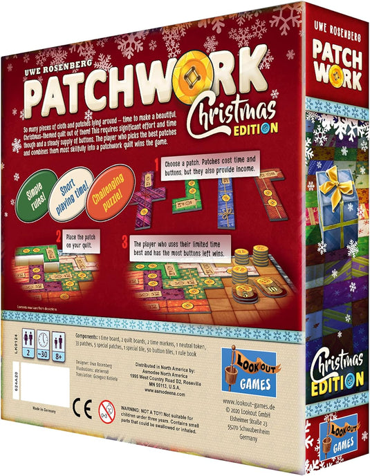 Patchwork: Christmas Edition Board Game by Lookout Games