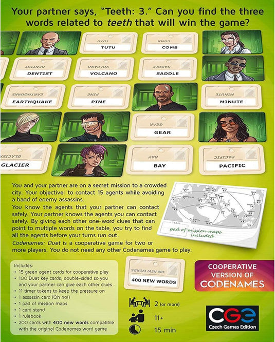 Codenames: Duet Board Game