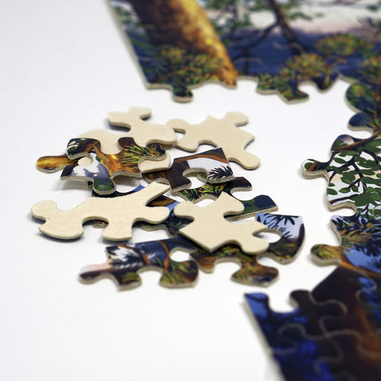 Lakeside Canoe 1000 Piece Wooden Jigsaw Puzzle by Springbok - 3