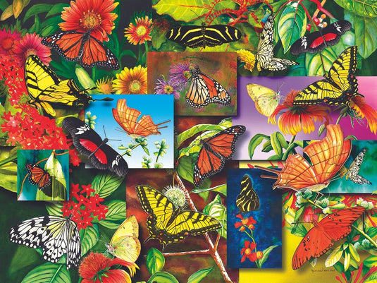 Butterfly Garden 500 Piece Jigsaw Puzzle by Springbok - 2