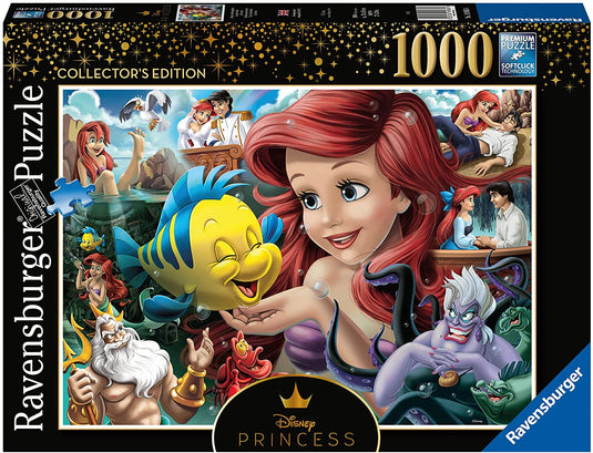 Disney Princess Heroines No 3: The Little Mermaid 1000 Piece Jigsaw Puzzle by Ravensburger - 2