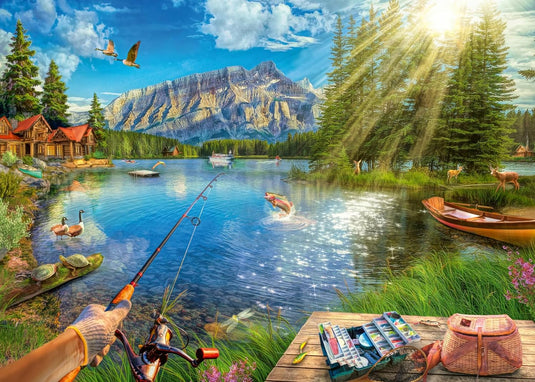 Life at the Lake 1000 Piece Jigsaw Puzzle by Ravensburger