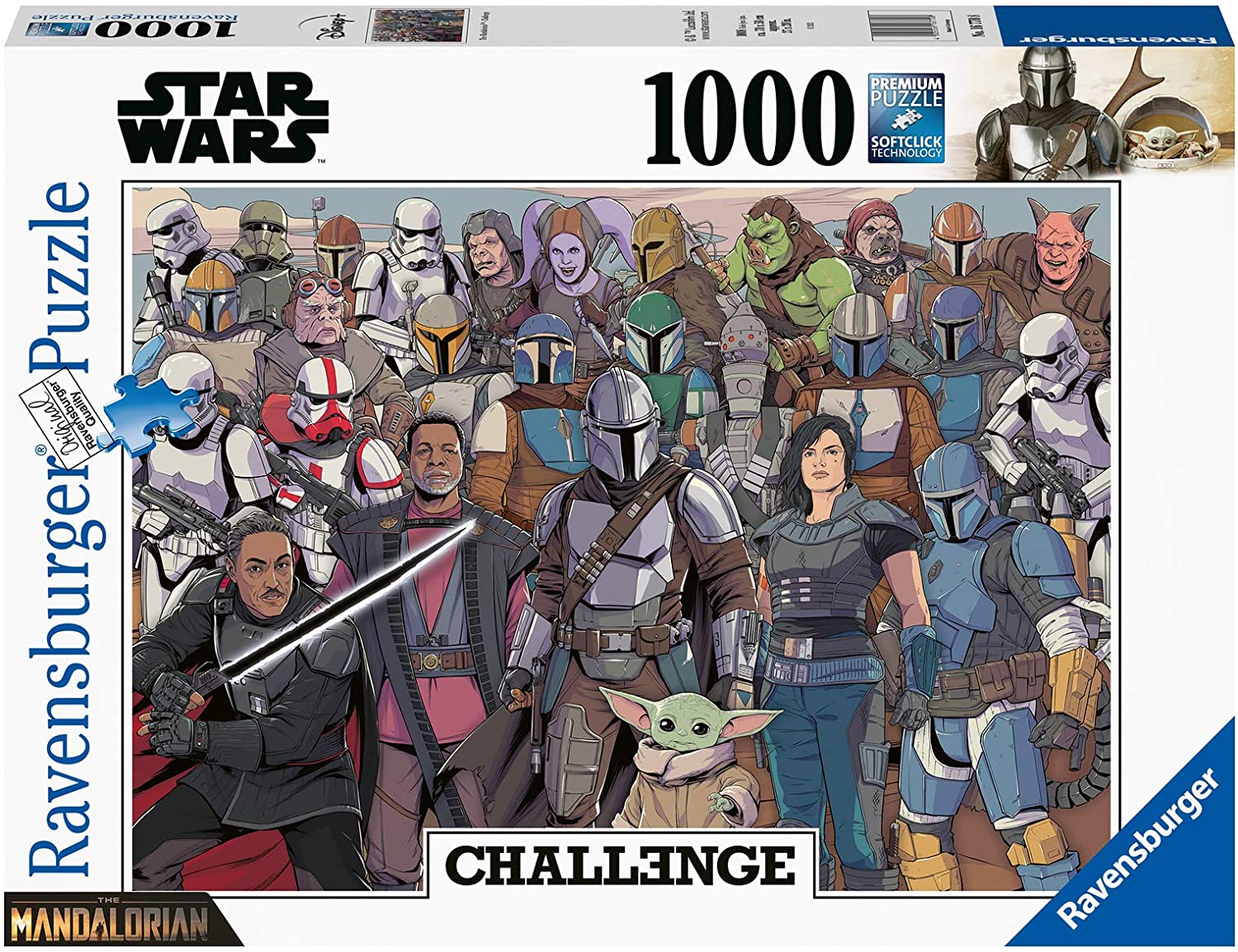 Challenge: The Mandalorian 1000 Piece Jigsaw Puzzle by Ravensburger