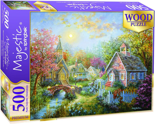 Moral Guidance 500 Piece Wooden Jigsaw Puzzle by Springbok - 1