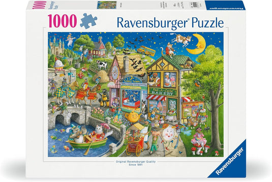 Mother Gooseville 1000 Piece Jigsaw Puzzle by Ravensburger - 1