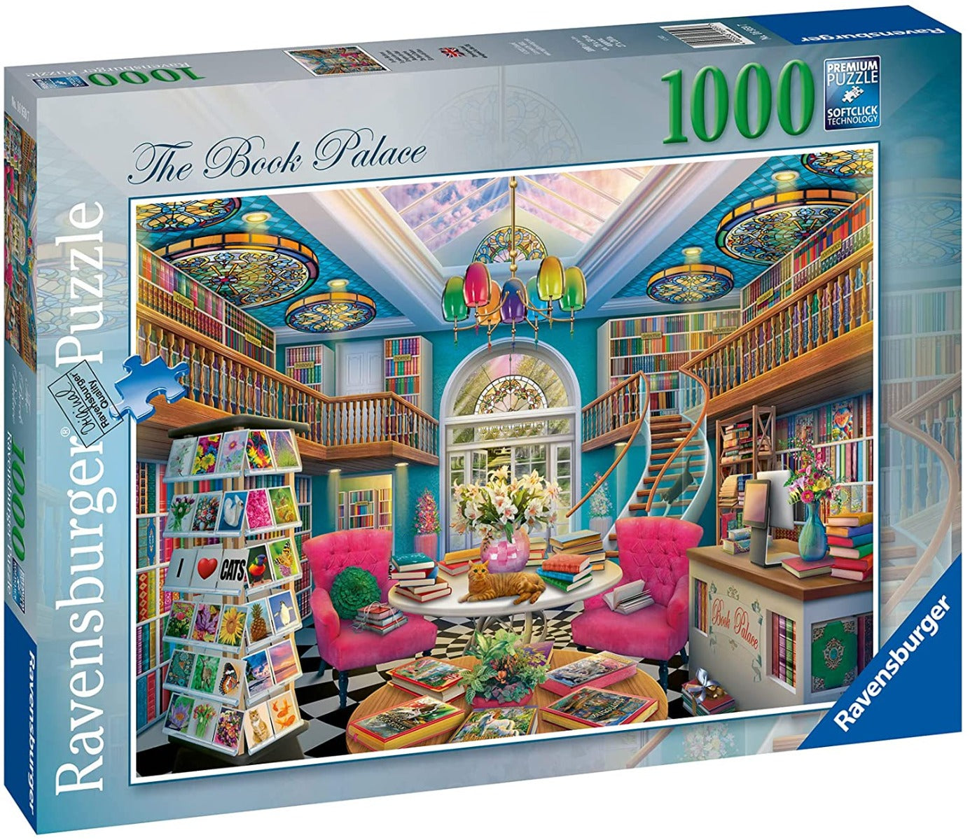 The Book Palace 1000 Piece Jigsaw Puzzle by Ravensburger