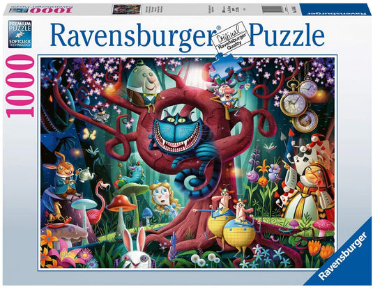 Alice in Wonderland: Almost Everyone is Mad 1000 Piece Jigsaw Puzzle by Ravensburger - 2