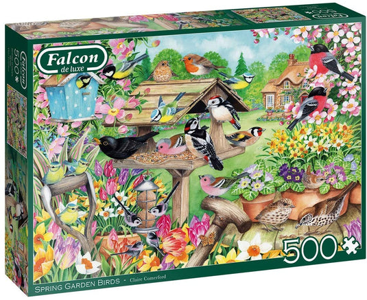 Spring Garden Birds 1000 Piece Jigsaw Puzzle by Falcon - 1