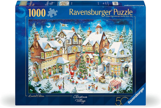 Christmas Village 50th Anniversary: Christmas Limited Edition No 28 1000 Piece Jigsaw Puzzle by Ravensburger - 1