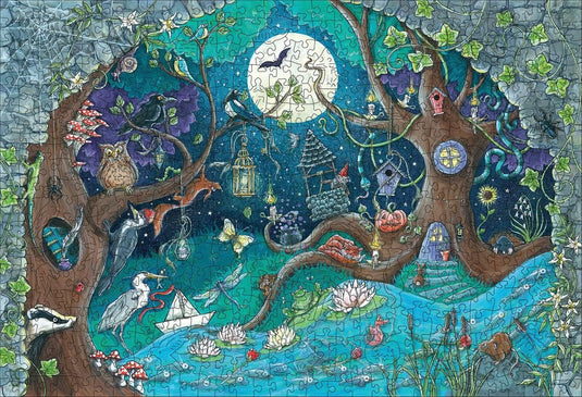 Fantasy Forest 500 Piece Jigsaw Puzzle by Ravensburger - 1