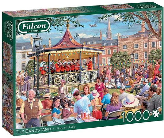 The Bandstand 1000 Piece Jigsaw Puzzle by Falcon - 1