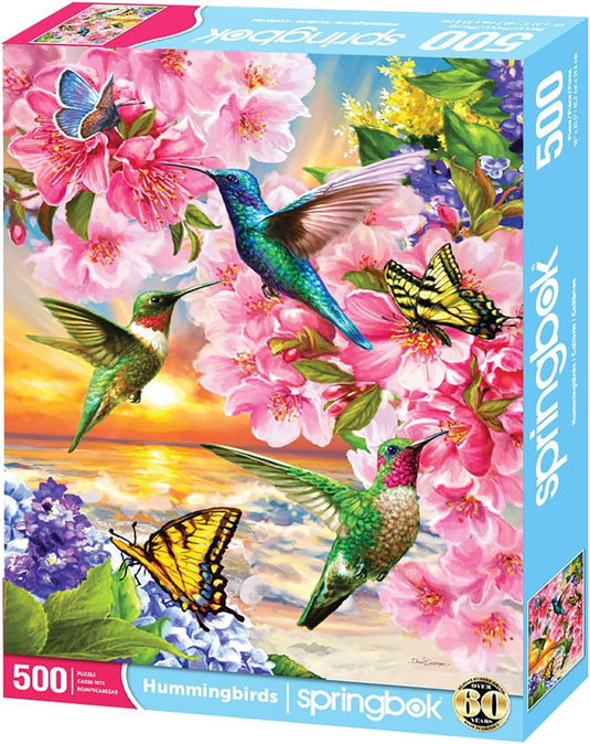 Hummingbirds 500 Piece Jigsaw Puzzle by Springbok - 1