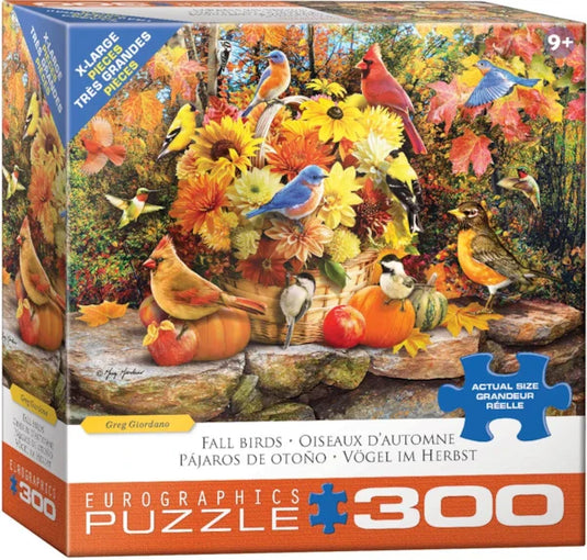 Fall Birds 300 Piece Jigsaw Puzzle by Eurographics - 1