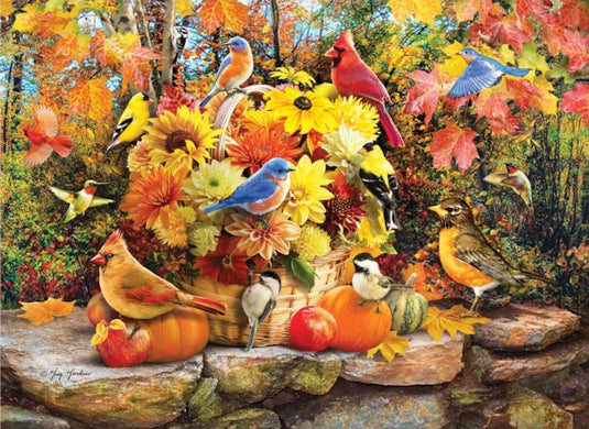 Fall Birds 300 Piece Jigsaw Puzzle by Eurographics - 2