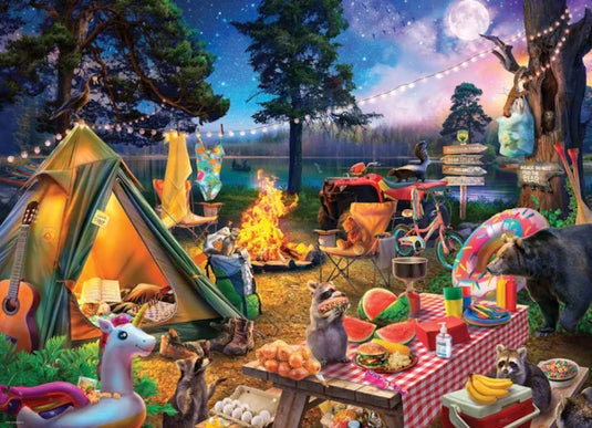 Camping Life 300 Piece Jigsaw Puzzle by Eurographics - 2