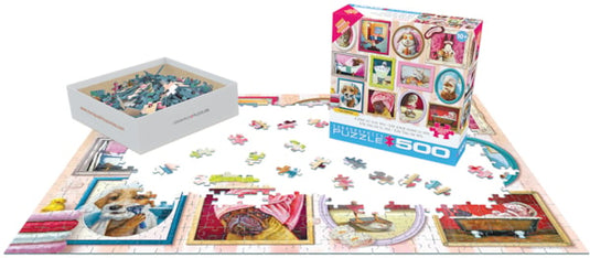 A day at the Spa 500 Piece Jigsaw Puzzle by Eurographics - 3