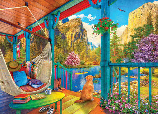 Hammock with a View 500 Piece Jigsaw Puzzle by Eurographics - 2