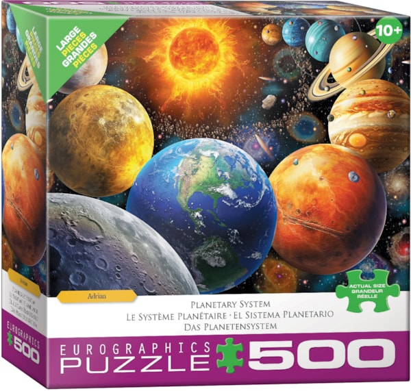 Planetary System 500 Piece Jigsaw Puzzle by Eurographics