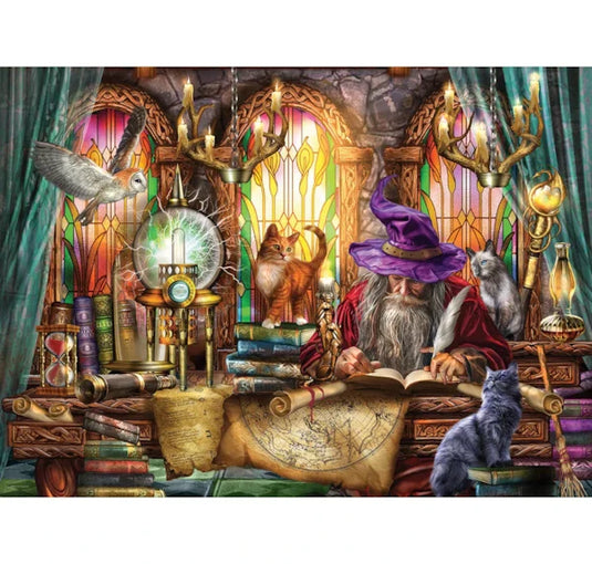 Mystical Study 500 Piece Jigsaw Puzzle by Eurographics - 2