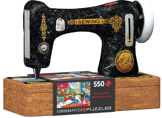 Sewing Machine 550 Piece Tin Jigsaw Puzzle by Eurographics