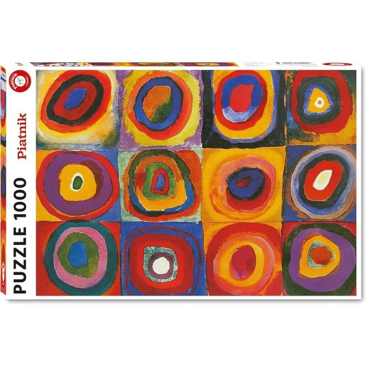 Kandinsky Circles 1000 Piece Jigsaw Puzzle by Piatnik