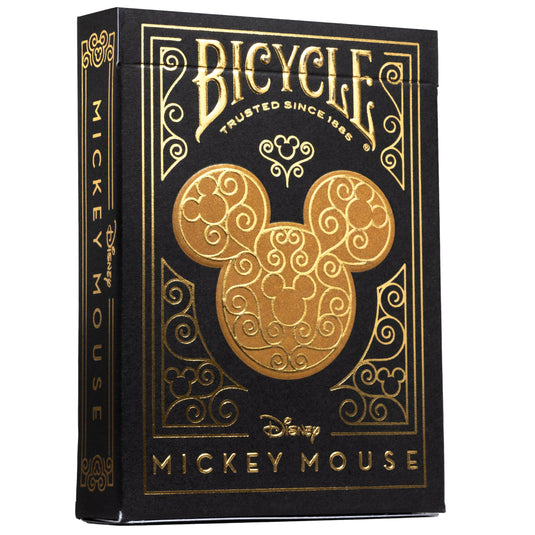 Bicycle Playing Cards - Disney: Mickey Mouse: Black and Gold