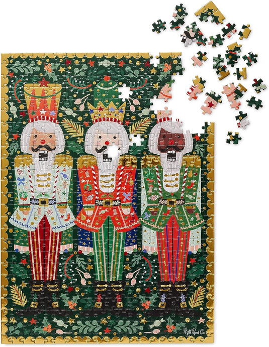 Nutcracker Brigade 500 Piece Jigsaw Puzzle by Rifle Paper Co