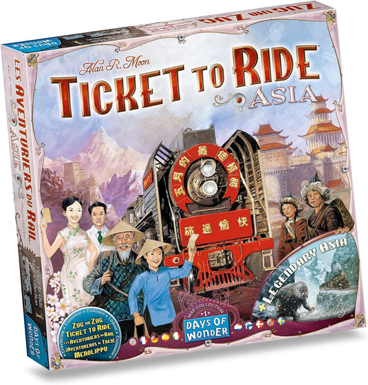 Ticket To Ride: Map #1 Asia Board Game Expansion by Days Of Wonder