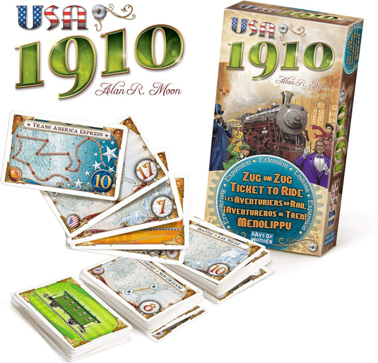 Ticket To Ride: Usa 1910 Board Game Expansion by Days Of Wonder