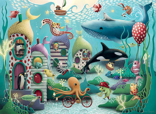 Underwater Wonders 100 Piece XXL Jigsaw Puzzle by Ravensburger - 1