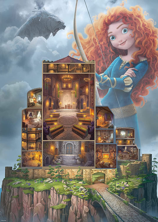 Disney: Merida Castle 1000 Piece Jigsaw Puzzle by Ravensburger - 1