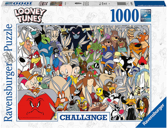 Challenge: Looney Tunes 1000 Piece Jigsaw Puzzle by Ravensburger - 2