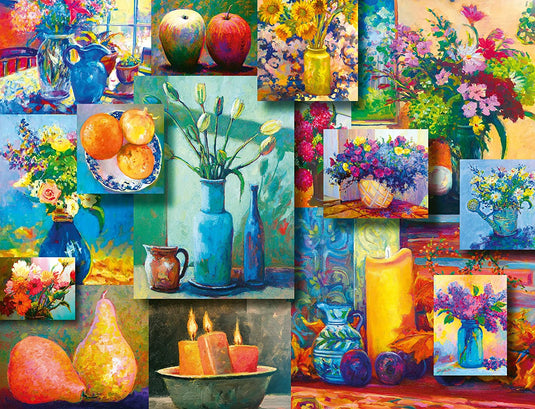 Still Life Beauty 2000 Piece Jigsaw Puzzle by Ravensburger - 1