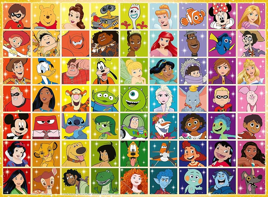 Disney Color Palette 100 Piece Jigsaw Puzzle by Ravensburger