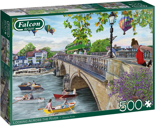 Looking Across the River 1000 Piece Jigsaw Puzzle by Falcon - 1