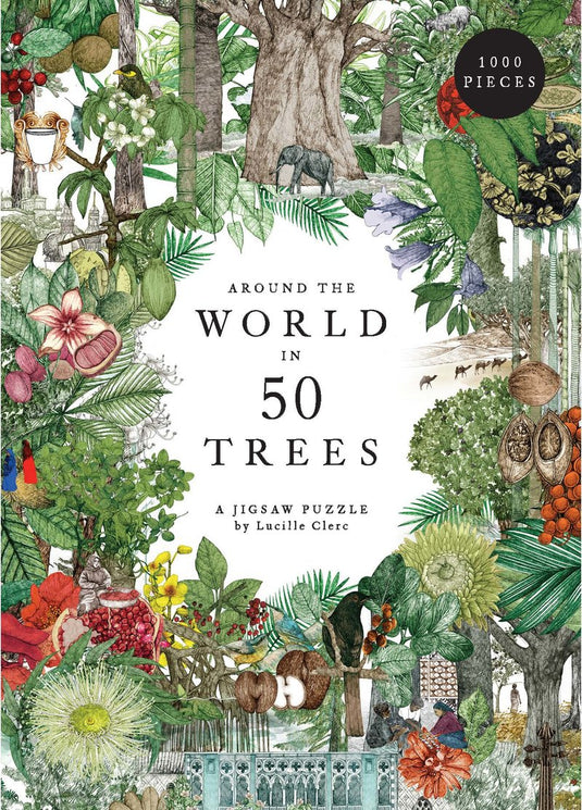 Around the World in 50 Trees 1000 Piece Jigsaw Puzzle - 1