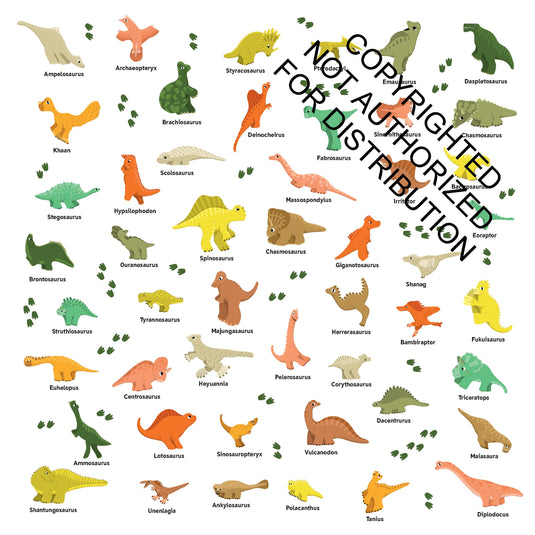 Dino Dash 49 Piece Shaped Jigsaw Puzzle - 4