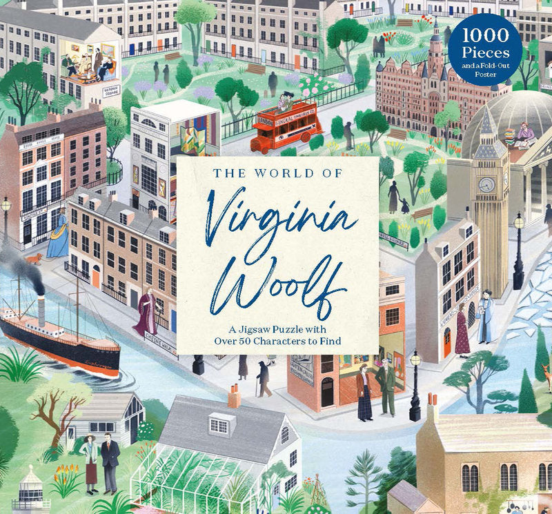 The The World of Virginia Woolf 1000 Piece Jigsaw Puzzle
