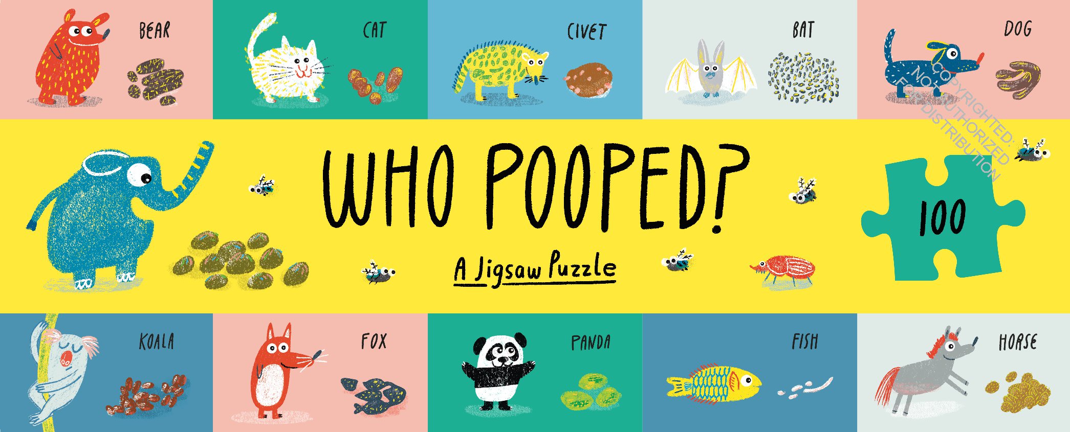 Who Pooped? 100 Piece Jigsaw Puzzle