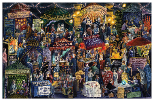 Murder Most Puzzling: The Clairvoyants' Convention 500 Piece Jigsaw Puzzle - 2