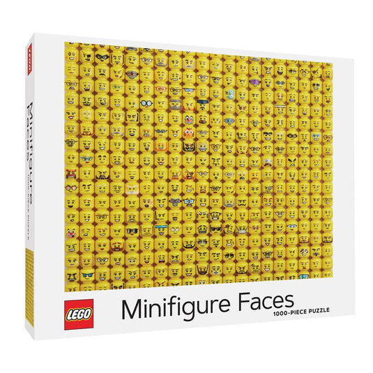 LEGO Minifigure Faces 1000 Piece Jigsaw Puzzle - 1