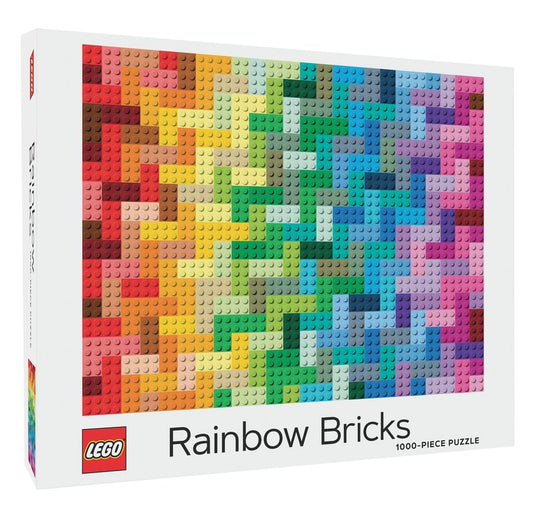 LEGO Rainbow Bricks 1000 Piece Jigsaw Puzzle - 1