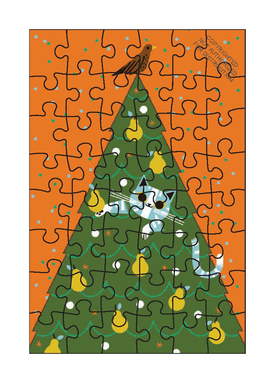 Twelve Days of Catmas 12x 48 Piece Jigsaw Puzzle Set - 3