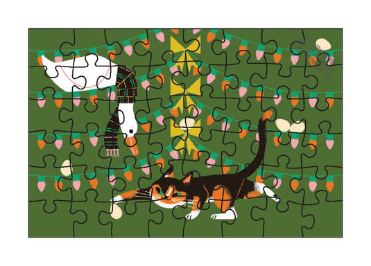 Twelve Days of Catmas 12x 48 Piece Jigsaw Puzzle Set - 11