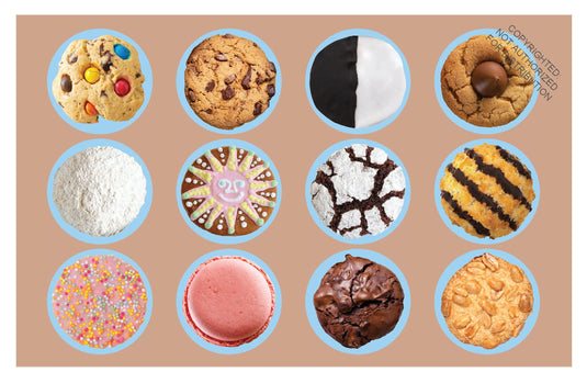 A Dozen from the Oven: Cookies 12x 48 Piece Jigsaw Puzzle Set - 2