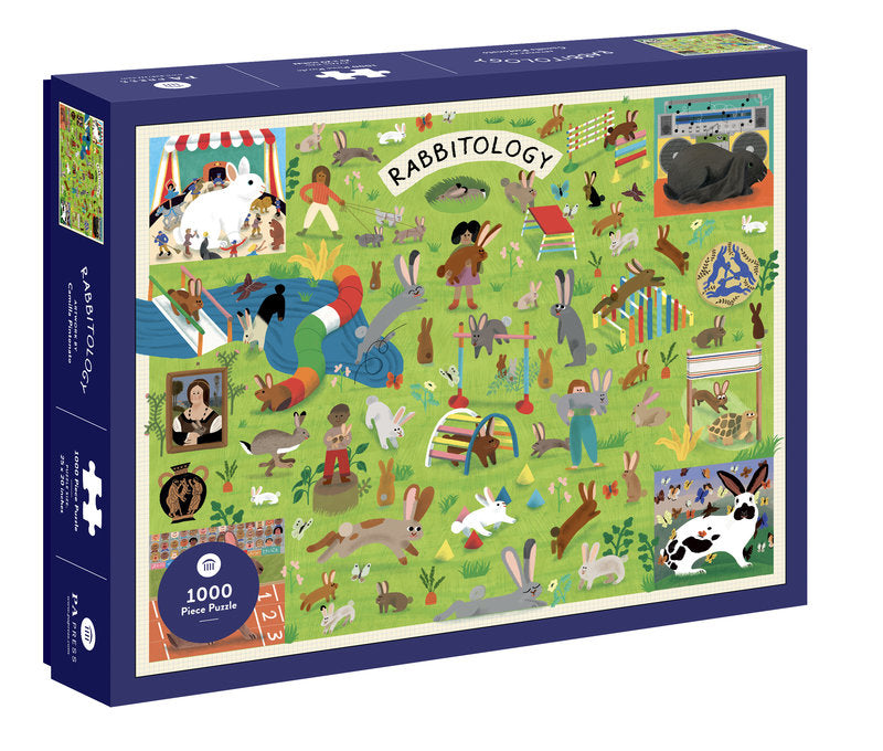 Rabbitology 1000 Piece Puzzle by Chronicle Books