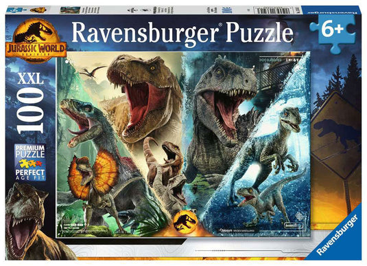 Jurassic World: Dominion 100 Piece XXL Puzzle by Ravensburger