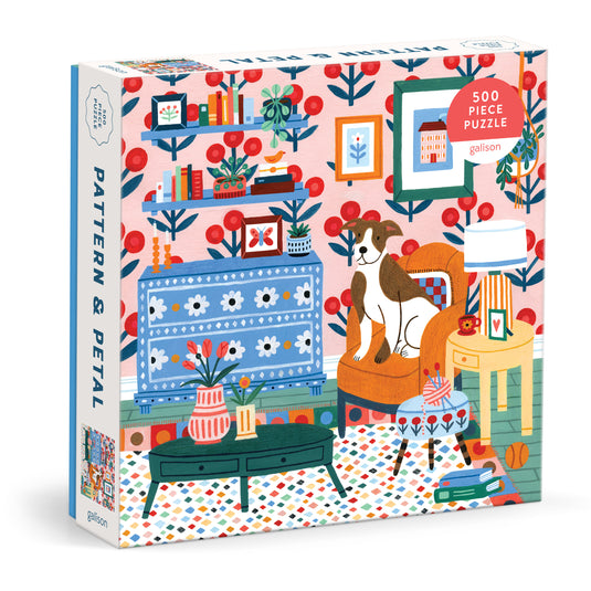 Pattern &amp; Petal 500 Piece Puzzle