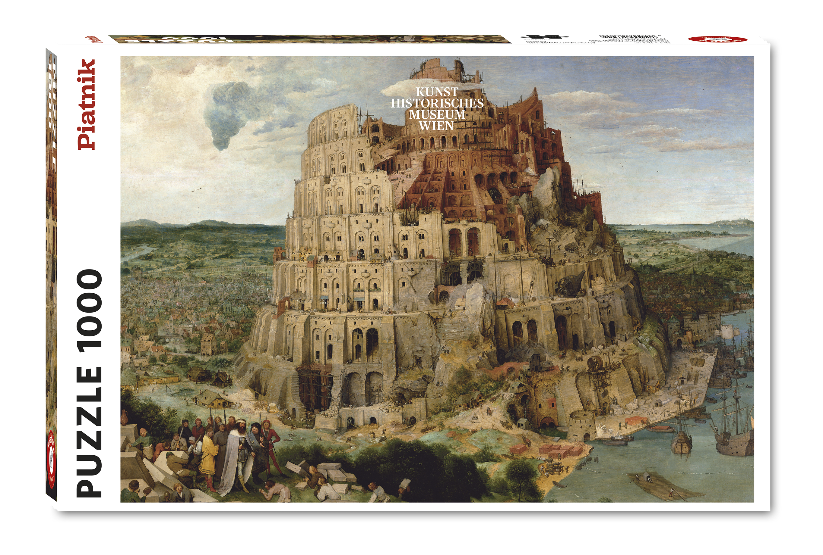 Tower of Babel (1563) 1000 Piece Jigsaw Puzzle by Piatnik